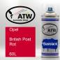 Preview: Opel, British Post Rot, 60L: 400ml Sprühdose, von ATW Autoteile West.